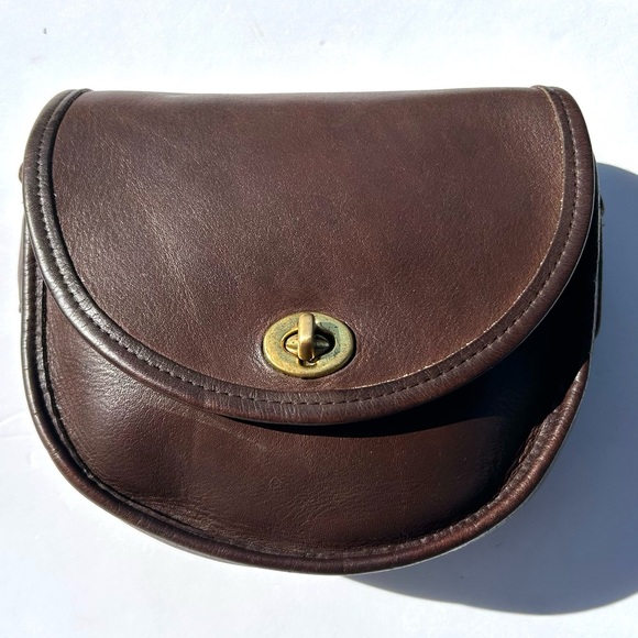 Vintage Coach Watson bag in Mahogany with brass, #9981 - Picture 4 of 12